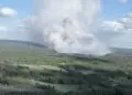 Duży pożar lasu pod Warszawą. W akcji Dromadery i Black Hawk