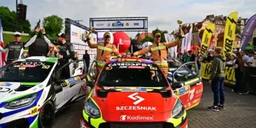Dwóch strażaków na podium Rajdu Nadwiślańskiego. Kolejny sukces Marcina Górnego Rally Team