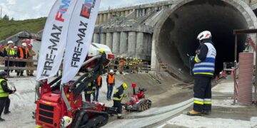 Prywatne: „Tunel 2026”. Ćwiczenia w budowanym tunelu na S19. Największe zainteresowanie wzbudziły roboty gaśnicze