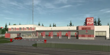 Nowa strażnica KP PSP Kozienice. Ruszył przetarg na budowę