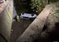 Wypadek w Lubatówce. Samochód w rzece, cztery osoby w szpitalu