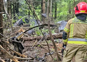Tragiczna katastrofa śmigłowca w Małopolsce. Pilot zginął na miejscu