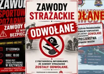 Upał w Polsce. Organizatorzy odwołują zawody OSP