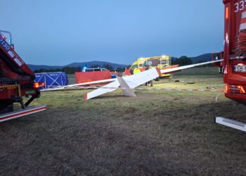 W Bielsku-Białej rozbił się szybowiec. Jedna osoba nie żyje