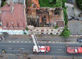 Katastrofa budowalna w Koninie. Wezwano SGPR ‘ŁÓDŹ’