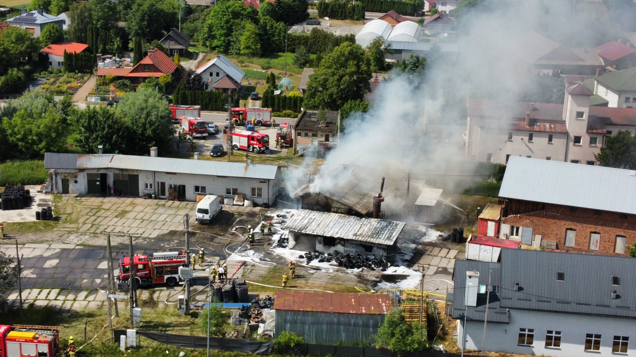 Pożar budynku w Markowej. W akcji prawie 30 zastępów