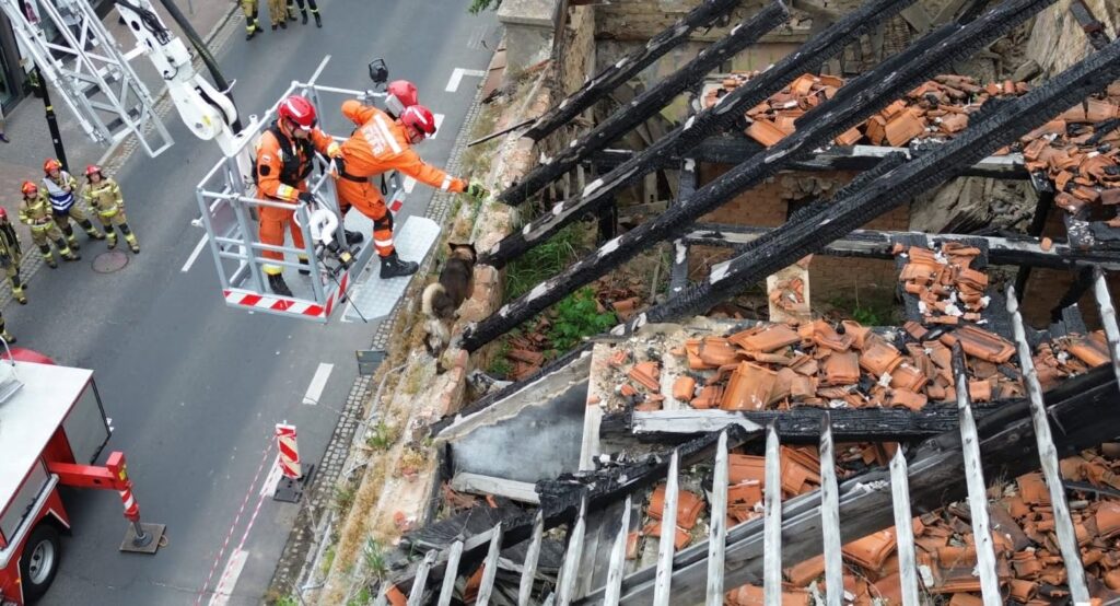 Katastrofa budowalna w Koninie. Wezwano SGPR ‘ŁÓDŹ’