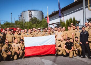 Mołdawia. Polscy strażacy dotarli do punktu koncentracji