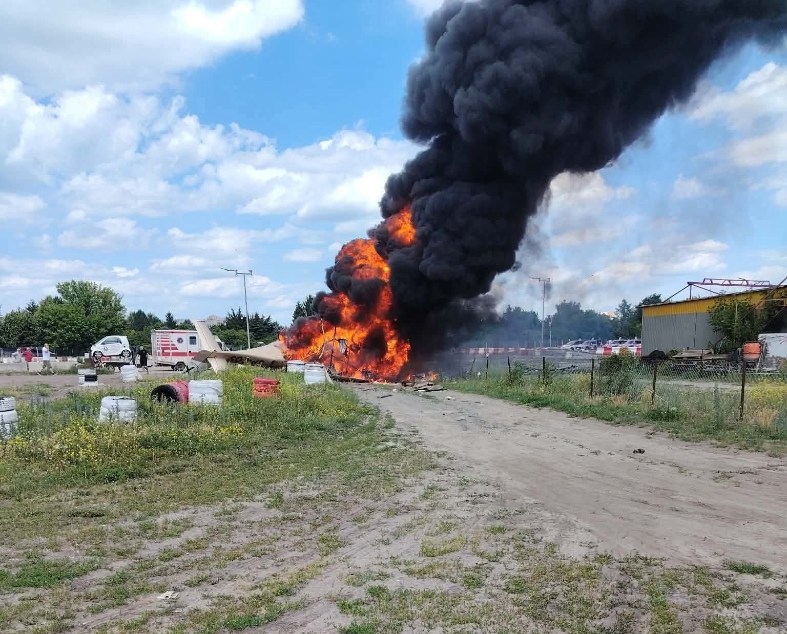Katastrofa awionetki w Warszawie. Są ofiary