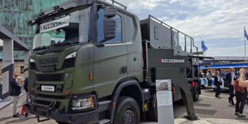 Polski pojazd ewakuacji technicznej dla armii Szwecji zadebiutował na Eurosatory 2026