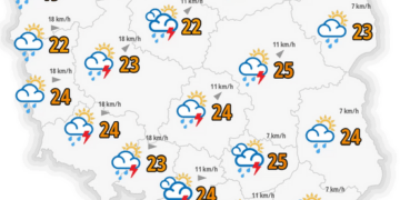 IMGW ostrzega przed burzami i intensywnymi opadami. Alerty dla dużej części kraju