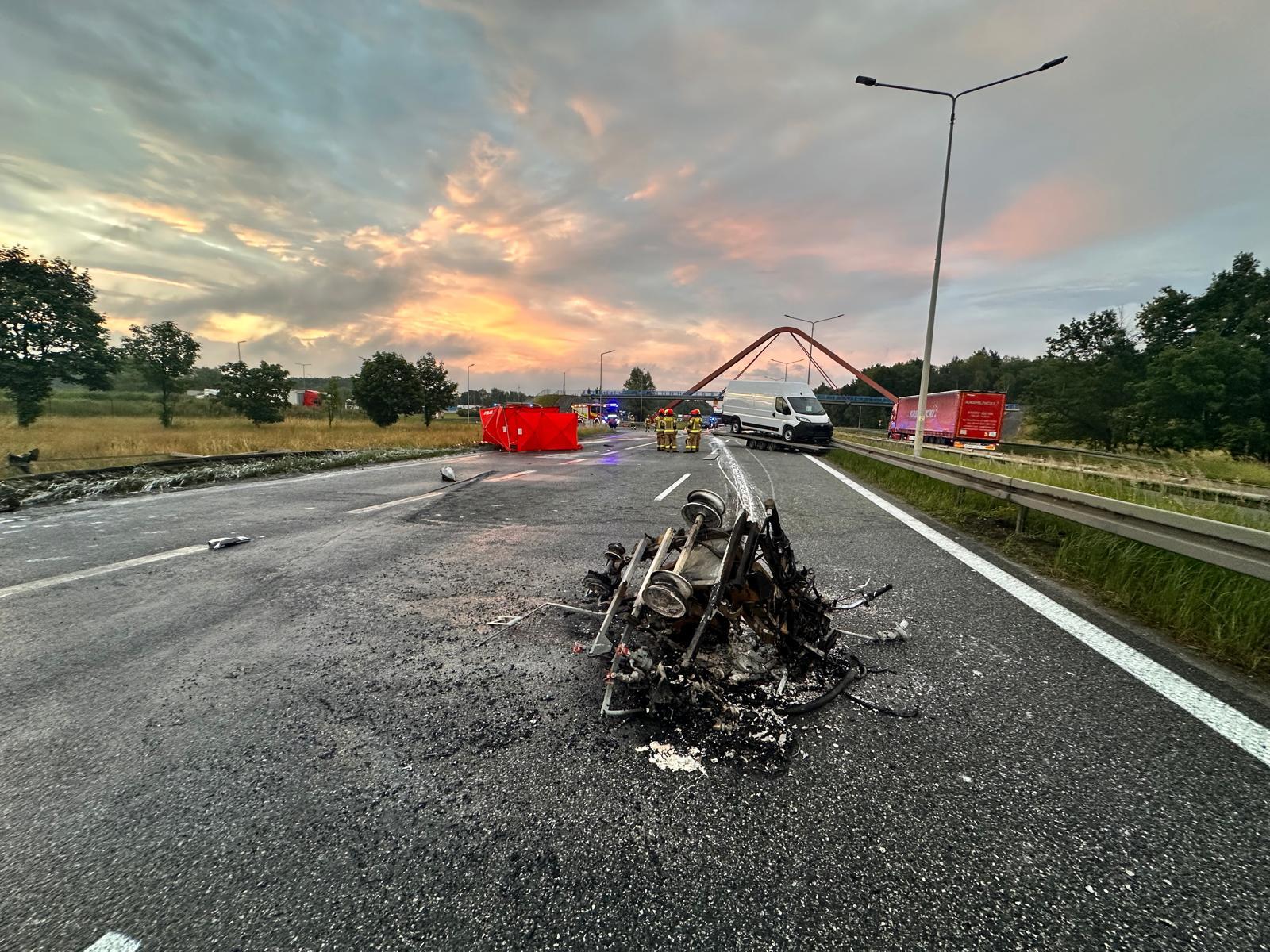 Tragiczny wypadek na opolskim odcinku A4. Jedna osoba nie żyje