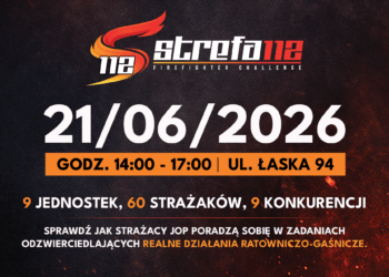 STREFA112 Firefighter Challenge po raz pierwszy w Zduńskiej Woli. Strażacy zmierzą się na realistycznym torze ratowniczym