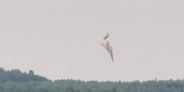 Rozbił się rosyjski bombowiec Tu-22M3 [FILM]